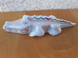 Hollóházi  Garden mintás krokodil