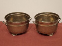 Réz kaspó, virágtartó