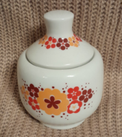 Alföldi porcelán menza mintás  kávés cukortartó