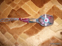 EREDETI HORTOBÁGYI RÉGI,KICSI CSIKÓBŐRÖS KULACS  NEM HASZNÁLT KB 50 éve VÁSÁROLVA A HORTOBÁGYI  HÍDI