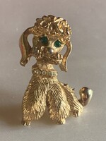 Uszkár -aranyozott ktűző-