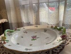 Herendi Eton mintás giga kerek asztalközép kínáló 1941-ből!