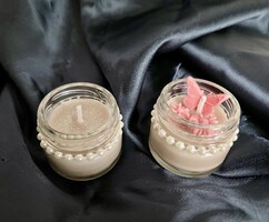 Mini üveges szójaviasz illatgyertya Karácsonyi muffin