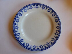 Antik Cauldon tányér Hüttl behozatali pecséttel