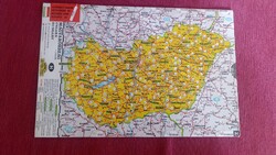 Magyarország térkép kilométer távolság mutatóval