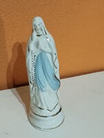 Szűz Mária porcelán szobor. 13 cm.