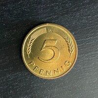 Németország (Germany) - 5 pfennig 1984 coin