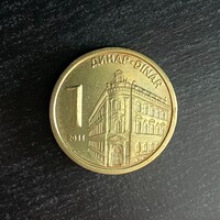 Szerbia (Serbia) - 1 dinar - 2011 coin