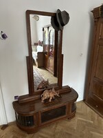 Art deco előszobabútor tükörrel