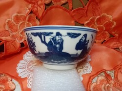 Antik kínai rizses tál,  pudingos tál