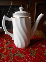 Zsolnay, antik csavart kávé kiöntő