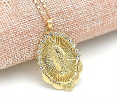 14K Aranyozásu Nyaklánc Medállal