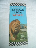 Afrikai oroszlán szafari, Kanada tájékoztató szórólap