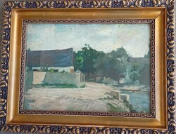 Várdeák Ferenc: Falusi táj