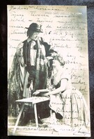 FEDÁK SÁRI DÍVA PRIMADONNA MEDGYASZAY VILMA 1905 FOTÓLAP JÁNOS VITÉZ KUKORICA JANCSI Strelisky fotó