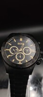Hugo boss chrono krono férfi karóra pvd kerámia bevonatú tok eredeti szíj 18,5cm,tokméret 44mm