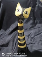 Austria kerámia art deco cica macska 30cm