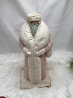 Régi vatta/papírmasé Télapó ,karácsonyi dísz,dekoráció