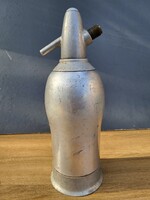 Ritka! Eredeti retro alumínium szódásszifon - Szocialista ipari design