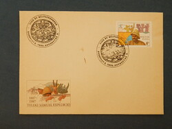 FDC 1987. Teleki Sámuel  expedíció Afrikában