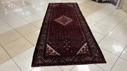 4182 Iráni Hamadan kézi gyapjú perzsa szőnyeg 110X285CM