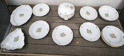 Herendi porcelán étkészlet viràg motívumok elegàns napi vagy ünnepi terítéknek is l
