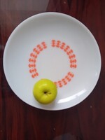 HATALMAS RETRO MINTÁS RIGOPAL ARGENTINA OPÁL ÜVEG, TEJÜVEG TÁL, KÍNÁLÓ