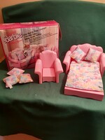 Régi BARBIE bútor eredeti dobozában