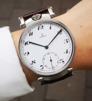 Omega zsebóra beépítés 1923-ban készült szerkezettel - Tiktakwatch szervizkártyával, garanciával