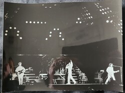 1986 QUEEN EGYÜTTES FREDDIE MERCURY BUDAPEST KORABELI EZÜST ZSELATINOS FOTÓ FÉNYKÉP