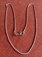 Uj 925 Ezust Kigyo Nyaklanc Italy Olasz 45.72cm