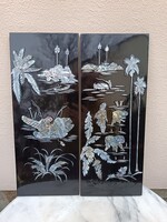 Kínai, gyöngyház berakásos lakk képek