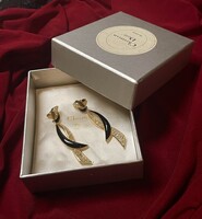Christian Dior gyönyörű vintage nagy méretű fülbevaló eredeti dobozában!