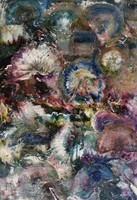 Baján Ildikó festmény 70 x 100 cm. Más dimenzió.