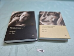 T2980 Radnóti Miklósné Gyarmati Fanni   Napló I-II