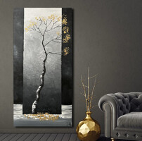 JMModernAbstract PURE PEACE 50X100 cm-es festmény feszített vásznon