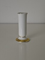 Régi aranyozott Rosenthal porcelán váza ibolyaváza vagy gyertyatartó 8 cm