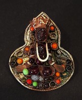 Antik nepáli Buddha bross 1.- Ft-ról!!!