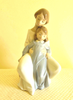 Lladro Nao anya és kislánya 22cm