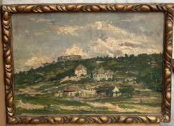 Kemény Nándor (1885-1972)  Tájkép várral