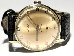 Csodás Doxa másolat, szervizelt bronz szerkezet, szervizelt kiváló működés 34 mm k.n.