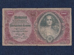 Ausztria 5000 Korona bankjegy 1922