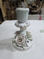 Bakos Éva Herendi porcelán gyertyatartó