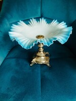 Ezüstözött Asztalközép Kínáló