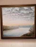 A Tisza olaj festmény Leáraztam