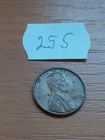 USA 1 CENT 1973  Abraham Lincoln,  Réz-cink  255.