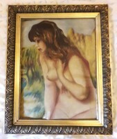 Leány akt - festmény /  Renoir után.
