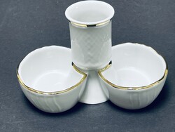 ÚJ! Hollóházi fűszertartó fogvájótartóval