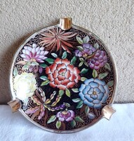 Hollóházi, Bakos Éva által festett porcelán hamutál