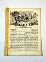 1863 május 31  /  Családi Kör   /  ANTIK, RÉGI EREDETI ÚJSÁG RITKASÁG! Szs.:  10695